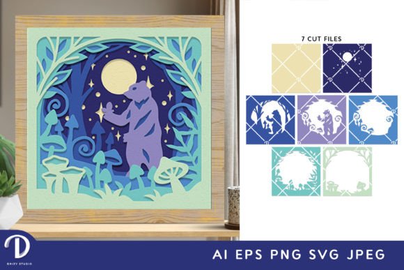 Bear in Fairytale Forest 3D Shadow Box: A Comprehensive Guide for Crafters