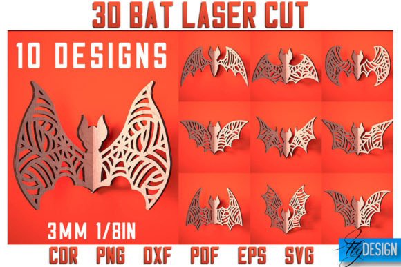 Bringing 3D Bat Laser Cut SVG Designs to Life for Halloween and Beyond