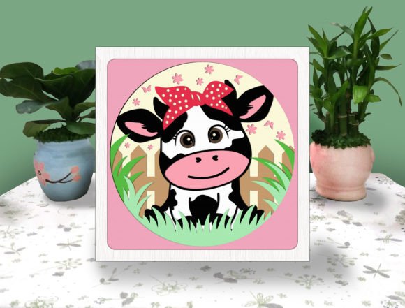 Crafting a Rustic Shadow Box: The Complete Guide to the Cow Farm Bandana 3D Paper Project