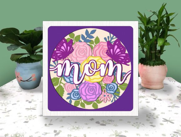 Crafting Sentiment: A Guide to the Mom Floral Butterfly 3D Box Paper SVG