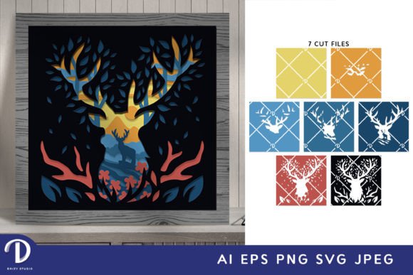 Elevate Designs with 3D Deer Antler Art
