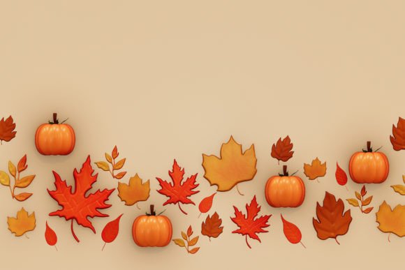 Elevate Your Visuals with a Premium Autumn 3D Background