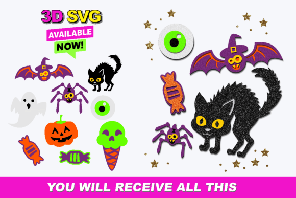 Elevating Seasonal Design: The Strategic Value of Halloween Silhouette Elements 3D SVG