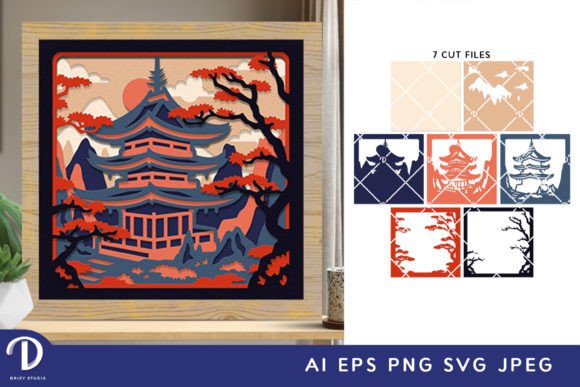 Elevating Spatial Storytelling: The Strategic Value of the Pagoda with Cherry Blossom 3D Shadow Box