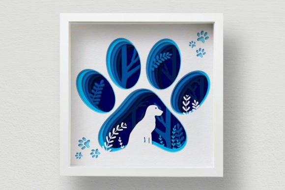 Evaluating the 3D Dog Paw Shadow Box SVG and Mandala Layer Design for Laser Cutting