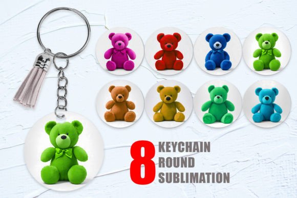 Unlocking Creativity: The Ultimate Guide to 3D Teddy Bear and Round Keychain Sublimation Designs
