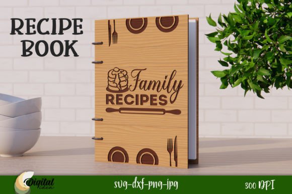 Unlocking Creativity with the 3D Kitchen Book Laser Cut Design
